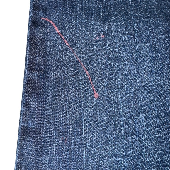 Maurice’s Women’s jeans SZ 7/8R Blue Dark Wash Fading Whiskering Low Rise 💖 - Picture 7 of 8